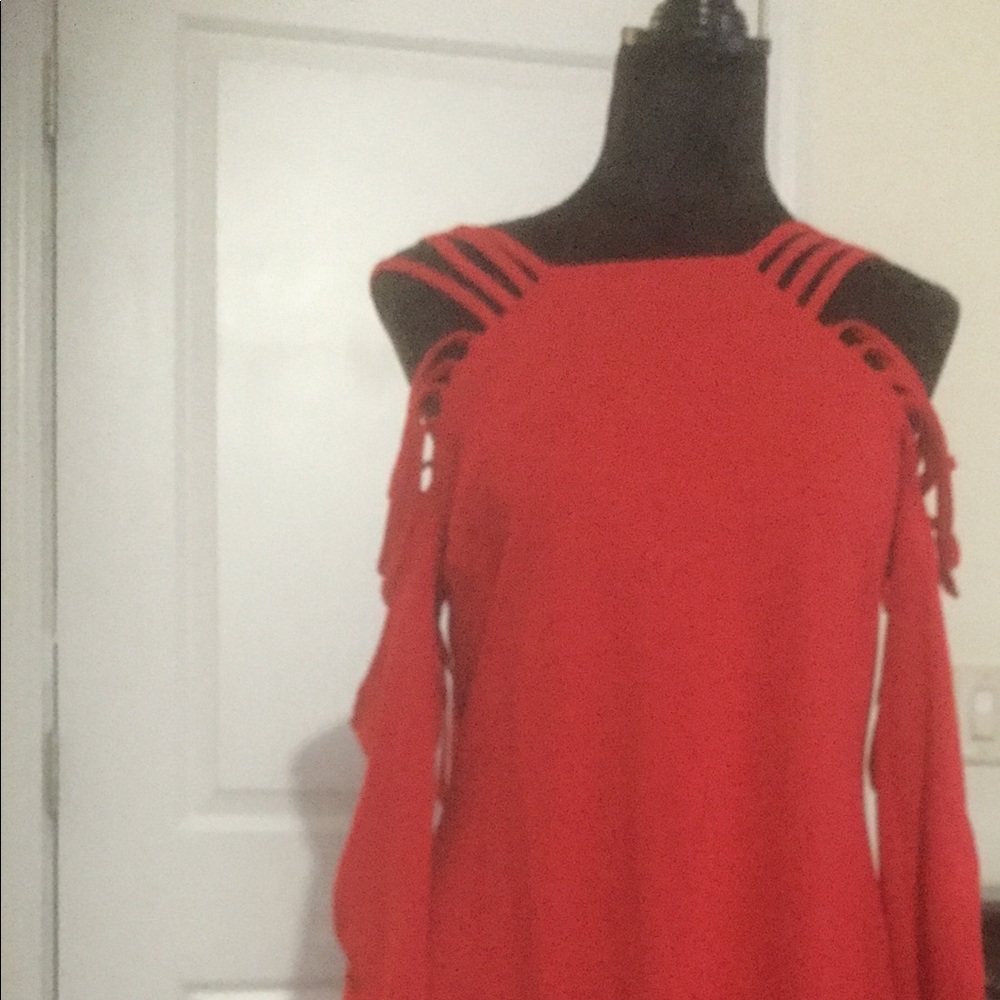 Boston Proper Red Dress Sz XL